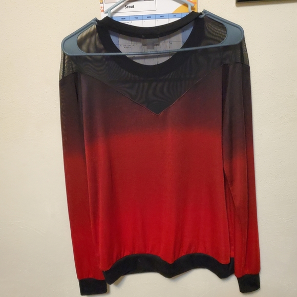LULAROE LONG SLEEVE MESH SWEATER - Picture 5 of 5